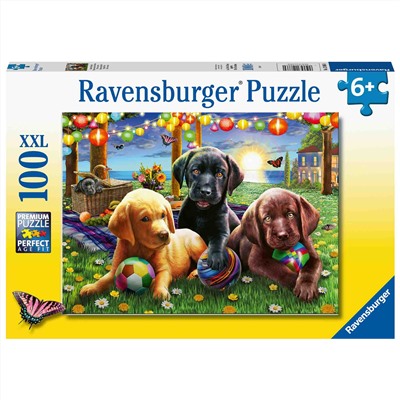 Пазл Ravensburger «Пикник щенят», 100 эл.