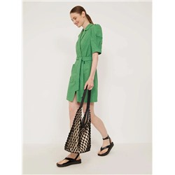 Платье с поясом  цвет: Зеленый PL1358/lafaet | купить в интернет-магазине женской одежды EMKA