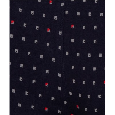 Мужские трусы шорты Atlantic, набор из 3 шт., хлопок, темно-синие + красные + серые, 3MH-025/11