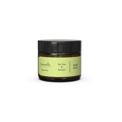 NEEMLI NATURALS Tea Tree and Salicylic Clay Mask Очищающая глиняная маска для лица с маслом чайного дерева и салициловой кислотой 60г