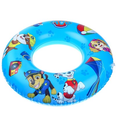 Круг надувной для плавания 55 см, детский, Щенячий патруль, цвет голубой