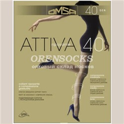 Цена за 1 шт  КОЛГОТКИ OMSA ATTIVA 40 DEN, С ПОДДЕРЖИВАЮЩИМ ЭФФЕКТОМ  артикул 269