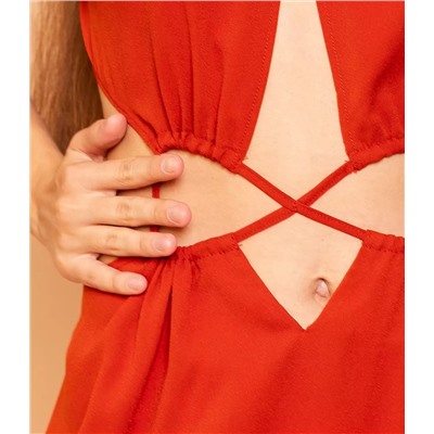 Платье #КТ104, красный