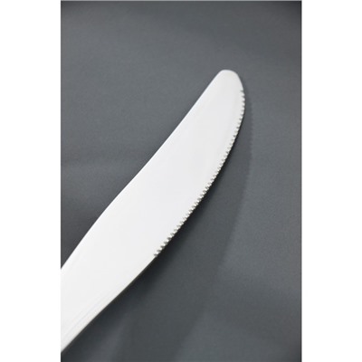 Нож столовый из нержавеющей стали Доляна «Таун», h=22,5 см, цвет серебряный