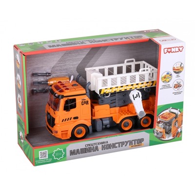 Машина пластиковая FUNKY TOYS FT61166 Подъемник-конструктор