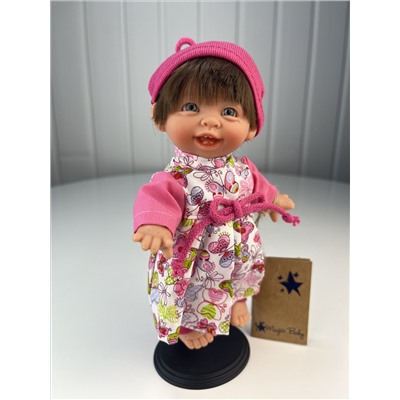 Кукла Джестито "Инфант", 18 см, в розовой шапке, смеется,  арт. 10000U-8
