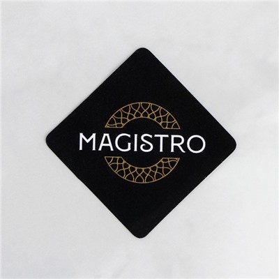 Скалка из мрамора Magistro, 45×5 см, цвет белый