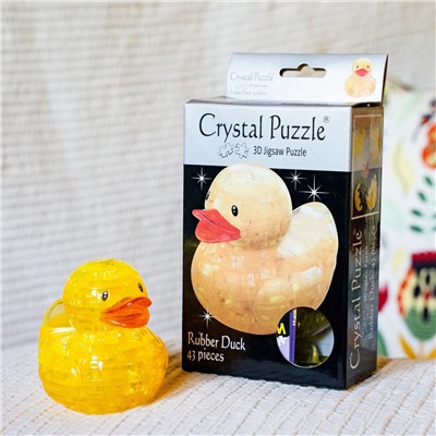 Crystal Puzzle Уточка золотая, 3D-головоломка