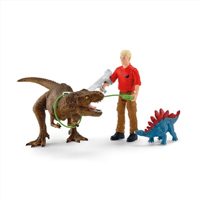 Набор Schleich «Атака Тираннозавра Рекса»