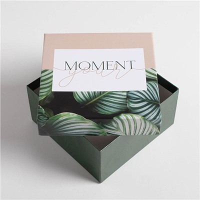 Набор подарочных коробок 5 в 1 «Тропический», 14 × 14 × 8‒22 × 22 × 12 см