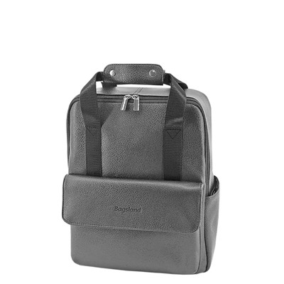 Сумка-рюкзак на молнии, цвет серый