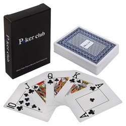 Premium Poker Карты пластиковые Poker club, синие