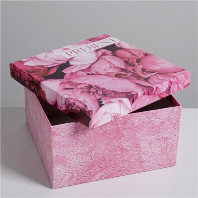 Набор подарочных коробок 10 в 1 «Цветочный», 10.2 × 10.2 × 6‒28.2 × 28.2 × 15 см