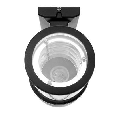 Светильник настенный Luazon Lighting 1хE27х60 Вт "Модерн", пластик, вверх, черный
