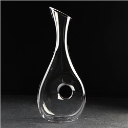 Декантер стеклянный для вина Magistro «Рислинг», 1,1 л, 15,5×10×36 см