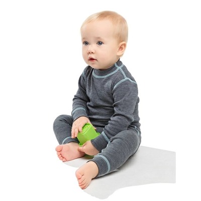 Термобелье штанишки для детей серии SOFT, цвет серый