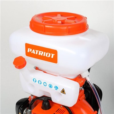 Опрыскиватель ранцевый PATRIOT PT420WF-12, 2Т, 1.8 л.с, 1.3 кВт, 3 л/мин, 14 л, d=4 м