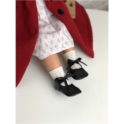 Кукла Эбрил, в красном пальто, 62 см , арт. P6002