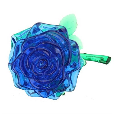 Yuxin 3D-Пазл "Роза" Синяя Crystal Puzzle