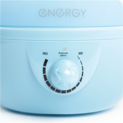 Увлажнитель воздуха ENERGY EN-616, ультразвуковой, 25 Вт, 2.6 л, 25 м2, голубой