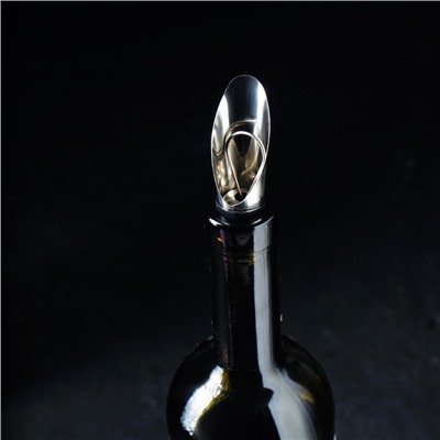 Набор для вина Доляна «Бургундия», 4 предмета: каплеуловитель, штопор, кольцо, термометр