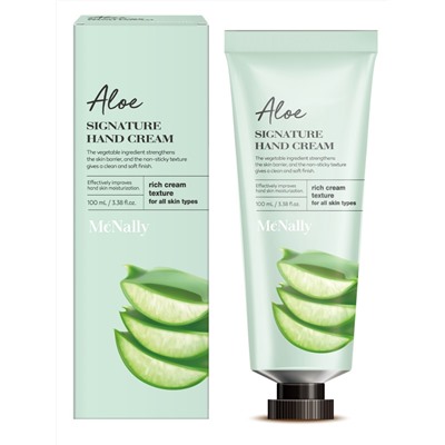 MCNALLY - КРЕМ ДЛЯ РУК С ЭКСТРАКТОМ АЛОЭ ALOE SIGNATURE HAND CREAM, 100 МЛ