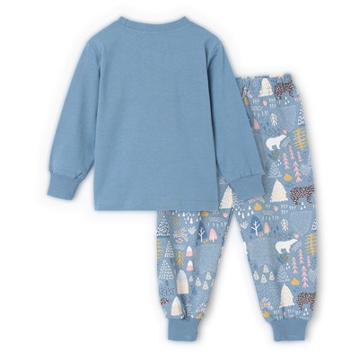 Пижама для мальчика, цвет синий, рост 92 см