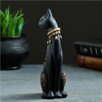 Фигура "Кошка" черная, 20х8см