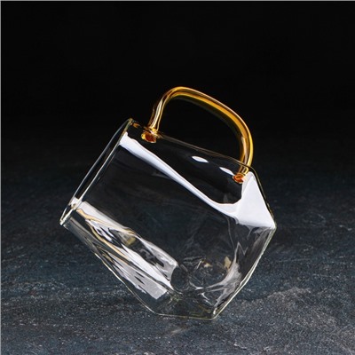 Кружка стеклянная Magistro «Льдинка», 300 мл, 11×9×9 см