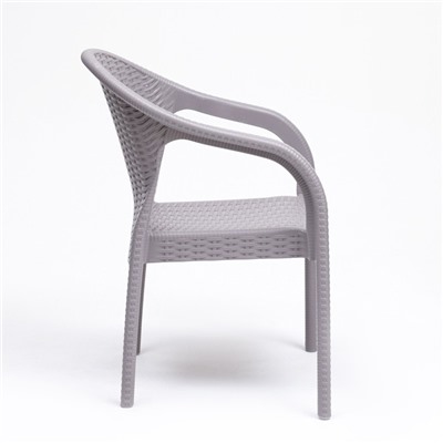 Кресло садовое "Ротанг" 64 х 58,5 х 84 см, серый
