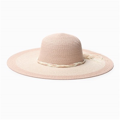 Шляпа женская MINAKU, цв. розовый, р-р 58