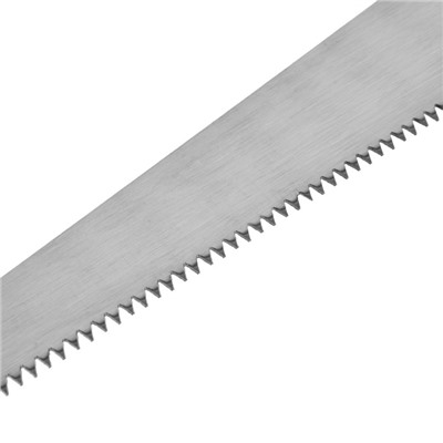 Ножовка по дереву ЛОМ, выкружная, обрезиненная рукоятка, каленый зуб, 7-8 TPI, 350 мм