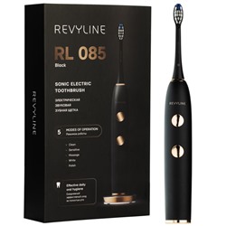 Электрическая звуковая зубная щётка Revyline RL 085 Black