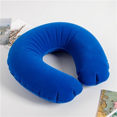 Подушка для путешествий «Синий», форма овал