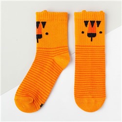 Носки детские KAFTAN «Тигр», размер 14-16, цвет оранжевый