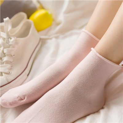 Классика | Однотонные носки (розовый)