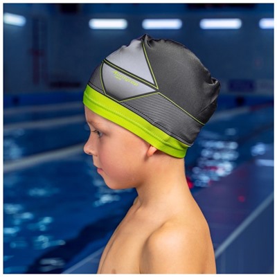 Шапочка для плавания детская ONLITOP Swim, тканевая, обхват 46-52 см