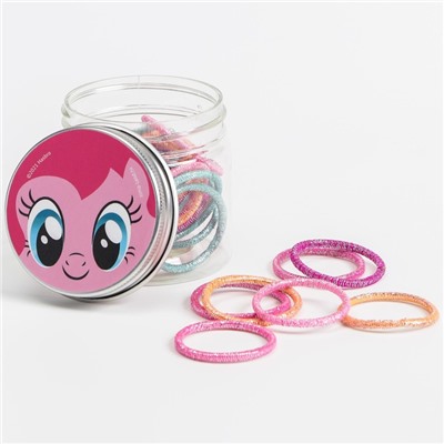 Набор резинок для волос в банке "Пинки Пай", 20 шт, My Little Pony
