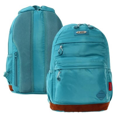 Рюкзак молодёжный Across Merlin, 43 х 30 х 18 см, эргономичная спинка, синий
