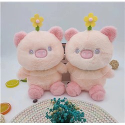 Мягкая игрушка "Flower pig", pink