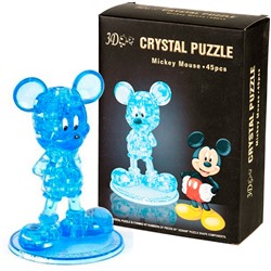Yuxin 3D-Пазл "Микки-Маус" Crystal Puzzle, Синий