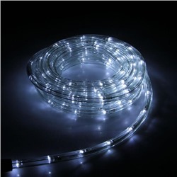 Световой шнур Luazon Lighting 10 мм, IP65, 5 м, 24 LED/м, 220 В, 8 режимов, свечение белое