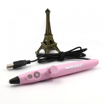 3D ручка Myriwell rp200a, Розовая (HOT)     Биопластик PLA.