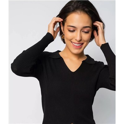Пуловер #КТ3630, черный