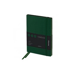 Записная книжка А6 80л., кожзам, Berlingo "Western", с резинкой, зеленый