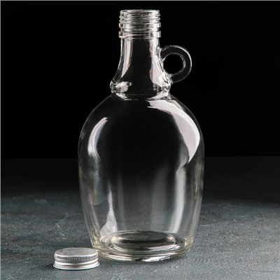 Бутыль стеклянная для вина и масла «Джентльмен», 1,2 л, 11,5×11,5×22,5 см