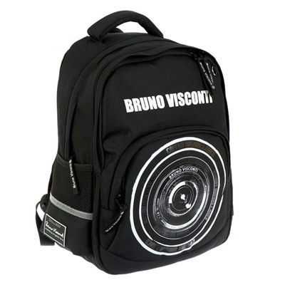 Рюкзак школьный Bruno Visconti "Объектив", 40 х 30 х 19 см, эргономичная спинка, пенал в подарок