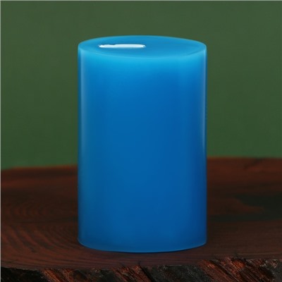 Новогодняя свеча столбик «Тайны будущего», без аромата, 6 х 6 х 9,5 см.