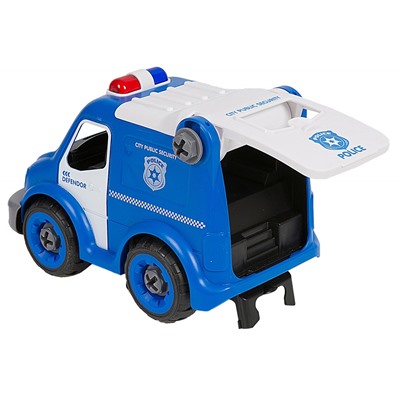 Конструктор-машина на р/у, CITY  POLICE, BOX 33x13,5x19,2 см, арт. LM8022-YZ-1.