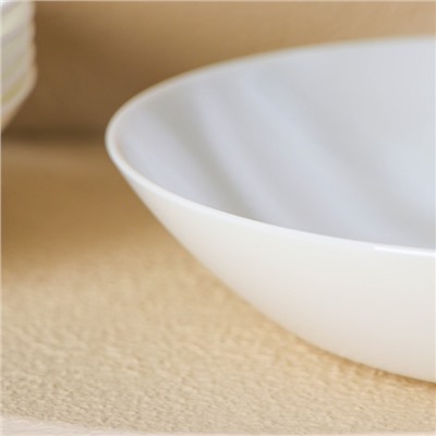 Набор суповых тарелок Luminarc DIWALI, 700 мл, d=20 см, стеклокерамика, 6 шт, цвет белый